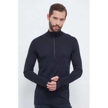 Houdini longsleeve funcțional Desoli Light culoarea negru