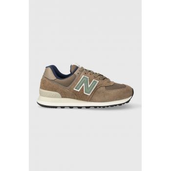 New Balance sneakers U574SBB culoarea maro la reducere