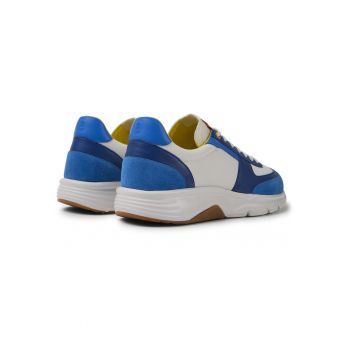 Pantofi sport de piele nabuc si material textil Drift 1535