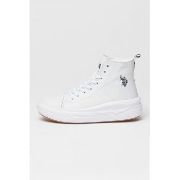 Pantofi sport inalti din piele ecologica