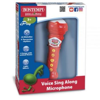 Bontempi Microfon Karaoke Cu Efecte Luminoase ieftin