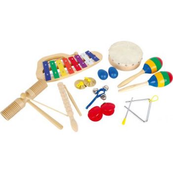 Set de 10 instrumente muzicale de percutie ieftin