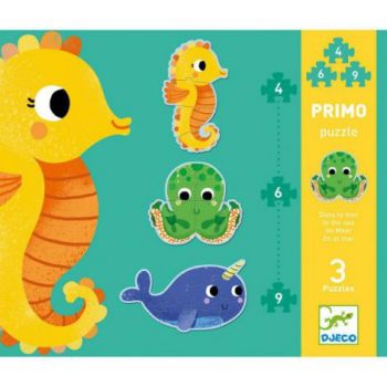 Set Puzzle-uri evolutive Djeco, Ocean la reducere