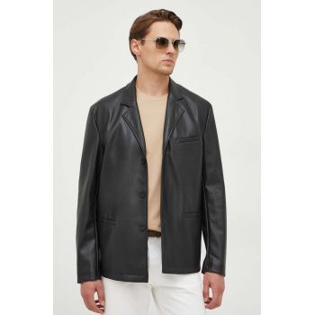Sisley jachetă barbati, culoarea negru de firma original