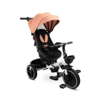 Tricicleta cu maner parental si scaun reversibil Toyz DASH Roz ieftina