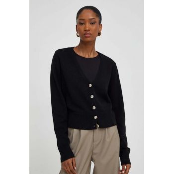 Answear Lab cardigan de lana culoarea negru, light de firma original