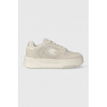 Champion sneakers din piele Z80 PLATFORM SL Low culoarea bej