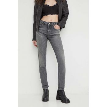 Won Hundred jeansi femei, culoarea gri de firma originali