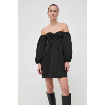 MAX&Co. rochie culoarea negru, mini, evazati