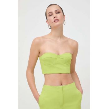 MAX&Co. top x Anna Dello Russo culoarea verde, neted