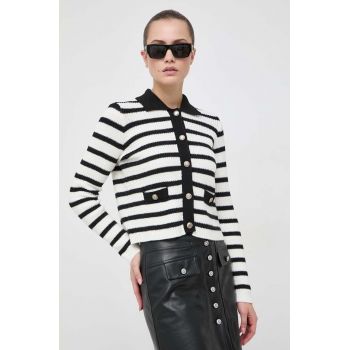 Morgan cardigan femei, culoarea alb
