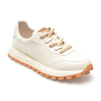 Pantofi GRYXX albi, 5335, din piele naturala de firma originali