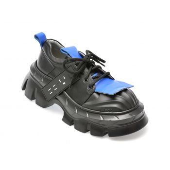 Pantofi GRYXX negri, 043GM4, din piele naturala ieftina