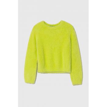 United Colors of Benetton pulover copii culoarea verde ieftin