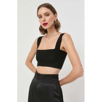 Victoria Beckham top femei, culoarea negru