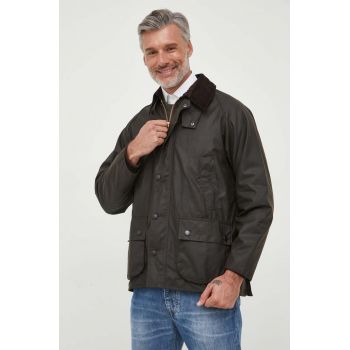 Barbour jachetă de bumbac Classic Bedale Wax Jacket culoarea maro, de tranziție MWX0010 de firma originala