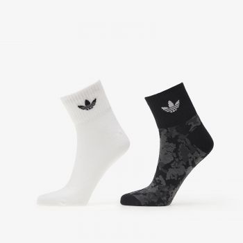 adidas Camo Ankle Socks 2-Pack Multicolor/ Black/ White la reducere