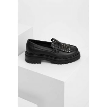 Answear Lab mocasini femei, culoarea negru, cu platforma la reducere