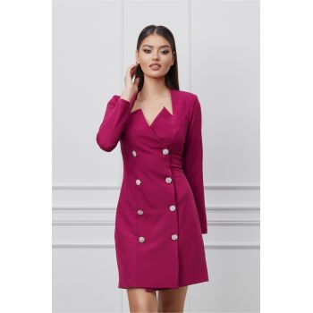 Rochie MBG magenta tip sacou