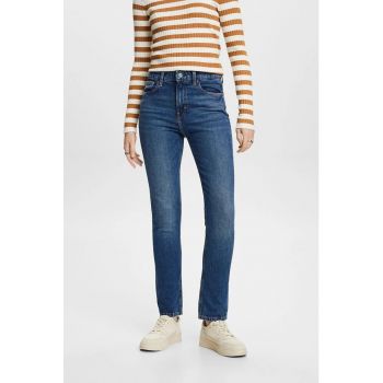 Blugi slim fit cu aspect decolorat de firma originali