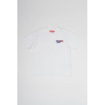 Tricou cu logo brodat
