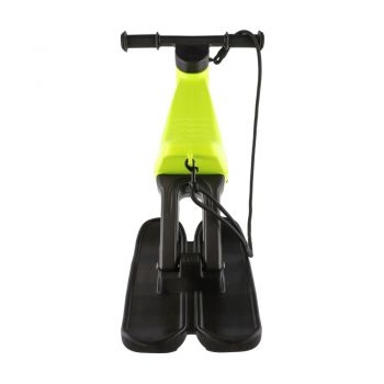 Tricicleta copii fara pedale 3 in 1 Funny Wheels Rider SuperSport Yetti LimeBlack, varsta 1-4 ani,inaltime scaun 27-29 cm, transformabila in bicicleta cu o roata spate,curea transport pe umar,rotirea ghidonului este limitata