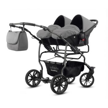 Carucior 3 in 1 pentru gemeni Mikado Goldstar GS-05