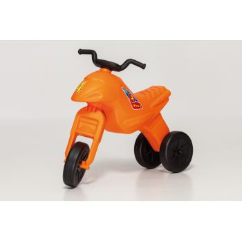 Motocicleta copii cu trei roti fara pedale mare culoarea portocaliu ieftin