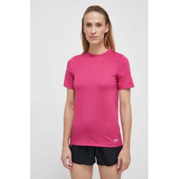 Reebok tricou de antrenament Workout Ready culoarea roz