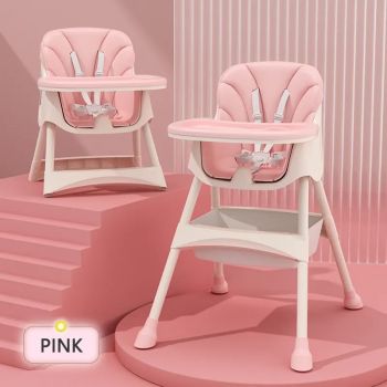 Scaun de masa transformabil 2 in 1 Little Mom Modern Pink de firma original