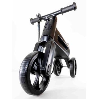 Bicicleta fara pedale 2 in 1 Funny Wheels Rider SuperSport All-Black Limited de firma originala