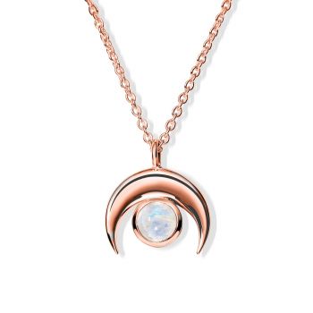 Colier din argint Rose Gold My Moon