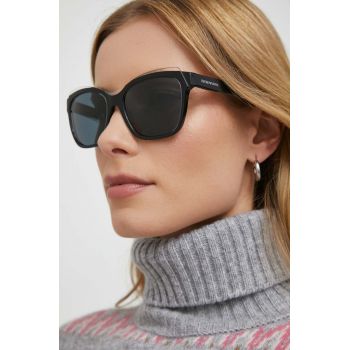 Emporio Armani ochelari de soare femei, culoarea negru