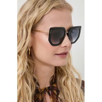 Isabel Marant ochelari de soare femei, culoarea negru