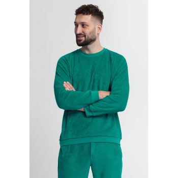 Bluza de casa din material terry
