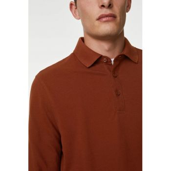 Bluza polo regular fit din bumbac