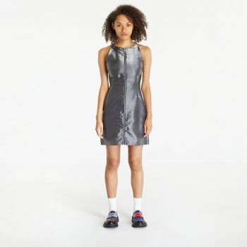 Calvin Klein Jeans Liquid Metal Zip-Through Dress Liquid Metal ieftina