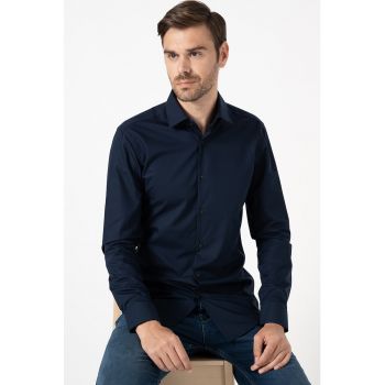 Camasa slim fit de bumbac Jenno