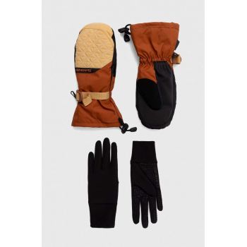 Dakine mănuși Camino culoarea maro de firma originale