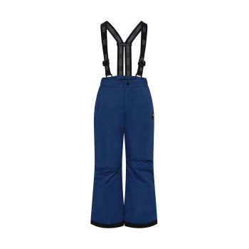 Lego pantaloni de schi pentru copii culoarea albastru marin