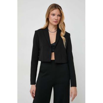 MAX&Co. sacou x Anna Dello Russo culoarea negru, un singur rand de nasturi, neted
