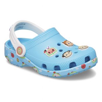 Saboti Crocs Classic Toddler Co Comelon Clog Albastru - Electric Blue de firma originali