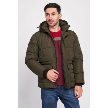 Geaca cu buzunare cu clapa
