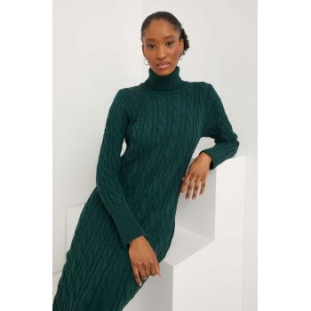 Answear Lab rochie culoarea verde ieftin