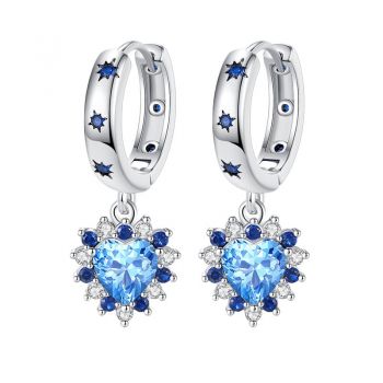 Cercei argint 925, JW591, model elegant, placati cu rodiu
