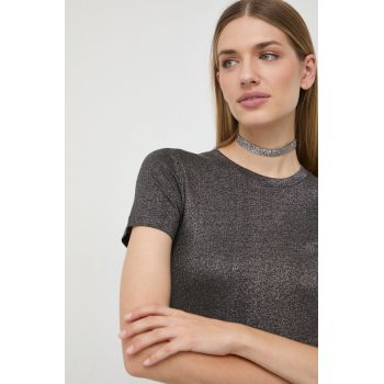 Marella tricou femei, culoarea gri de firma original