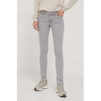 Pepe Jeans jeansi femei, culoarea gri