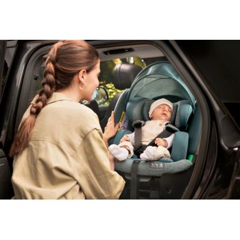 Scaun auto Chicco Bi-Seat i-Size Air cu baza Isofix BlackAir 40-150 cm