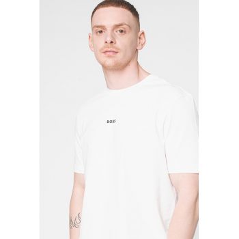 Tricou relaxed-fit cu decolteu la baza gatului Chup