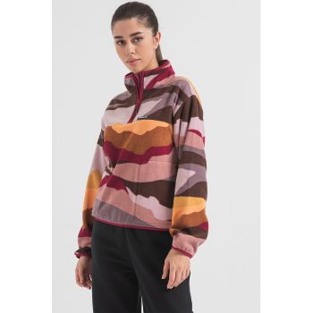 Bluza de trening din material fleece cu model si fenta cu fermoar Polar